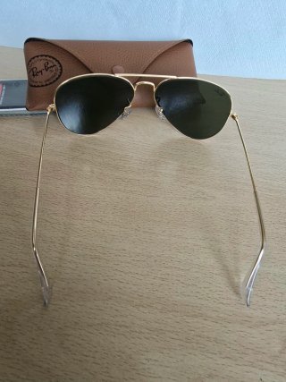 Gafas de sol Ray-Ban RB3025 Aviator Dorado/Verde
