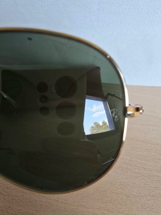 Gafas de sol Ray-Ban RB3025 Aviator Dorado/Verde