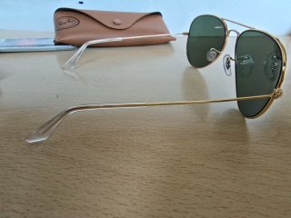 Gafas de sol Ray-Ban RB3025 Aviator Dorado/Verde