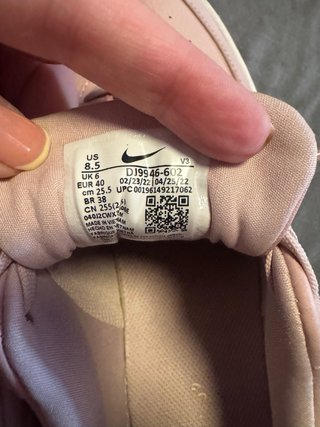 Zapatillas Nike Air Force 1 Beige/Rosa