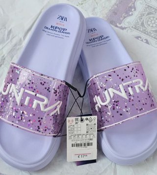 Chanclas Zara K-Pop Demon Hunters Netflix Talla