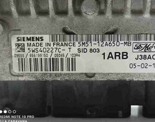 5m5112a650mb centralita ford focus berlina 2039172