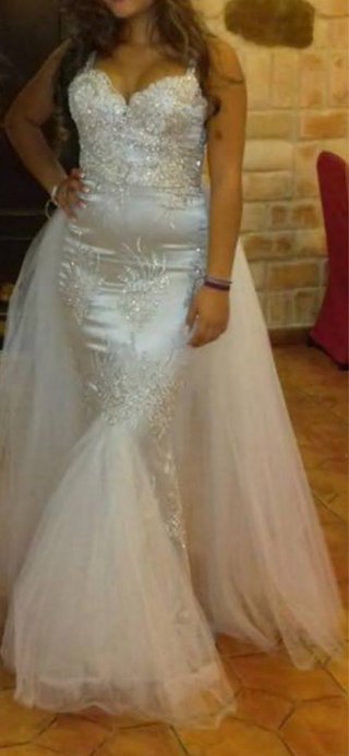 Vestido de fiesta con pedrería