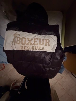 Boxeur Des Rues Giubbotto Nuovo M Nero Oro