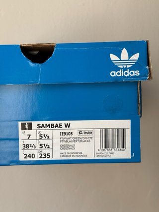 Adidas Samba White Green Gum
