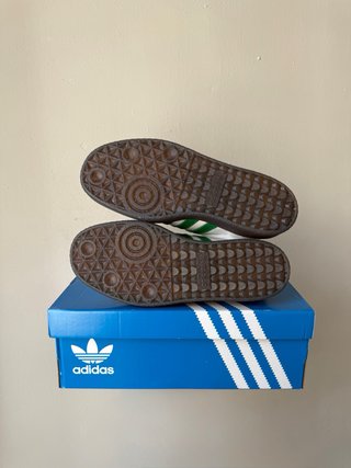 Adidas Samba White Green Gum