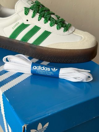 Adidas Samba White Green Gum