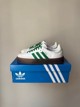 Adidas Samba White Green Gum