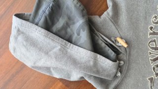 Felpa Converse con cappuccio grigia Tg. S/M