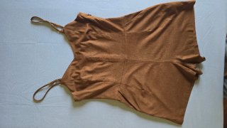 Tutina corta scamosciata Stradivarius Tg. M