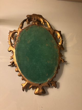 Espejo Cornucopia Antiguo Dorado