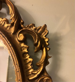 Espejo Cornucopia Antiguo Dorado