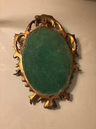 Espejo Cornucopia Antiguo Dorado