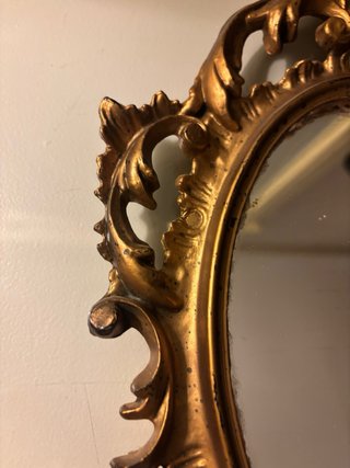 Espejo Cornucopia Antiguo Dorado