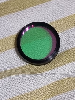 Filtro óptico negro