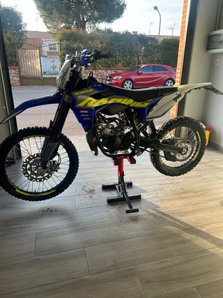 Sherco 50cc Enduro/Motocross Azul y Amarillo