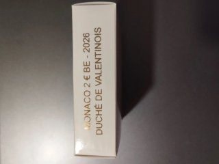 Moneda 2€ Mónaco 2026 Ducado de Valentinois