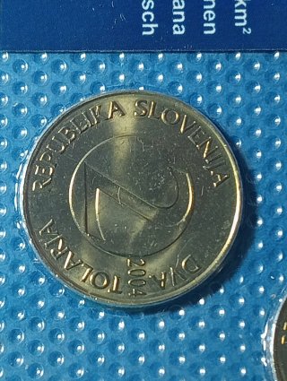 Monete Slovenia 1 Tolar 2 Tolar 5 Tolar