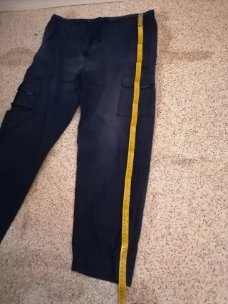 Pantalone cargo uomo blu L/XL