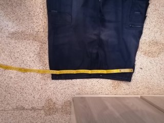 Pantalone cargo uomo blu L/XL