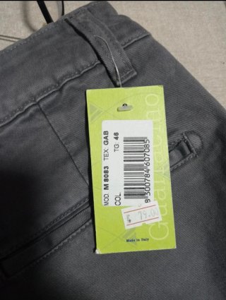Pantaloni uomo Guarracino gabardine n.46