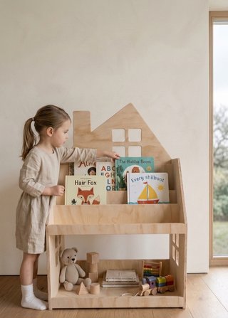 Librería Montessori Casa Madera