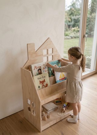 Librería Montessori Casa Madera