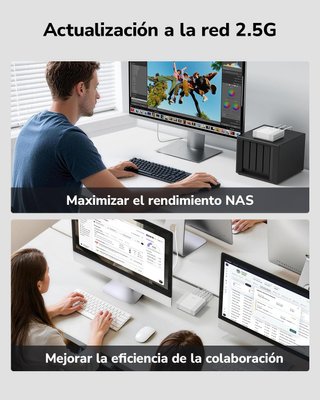 CUDY HS105U Switch 5 Puertos 2.5G USB‑C Blanco