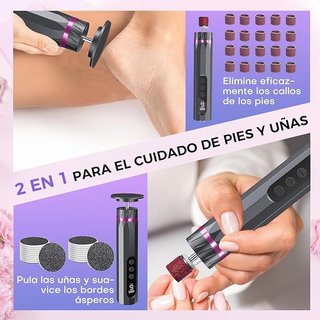 Bostar lima eléctrica 9 niveles LCD 42 recambios