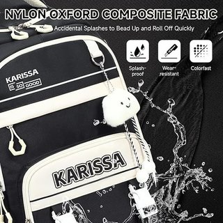 Amythe mochila Niña 22L 15.6'' ligera Oxford Negra