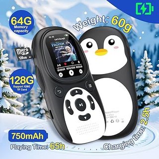 ODEJOI MP3 64GB infantil BT5.3 IPS altavoz 750mAh