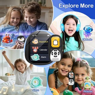 ODEJOI MP3 64GB infantil BT5.3 IPS altavoz 750mAh