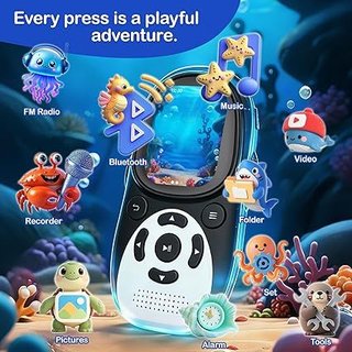 ODEJOI MP3 64GB infantil BT5.3 IPS altavoz 750mAh