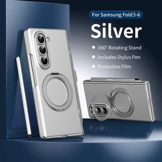 BAILI Funda MagSafe Lápiz Samsung Z Fold 6 Plata