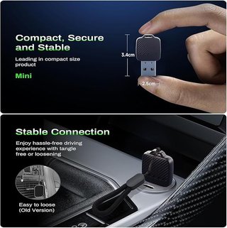 Aieloar micro Adaptador inalámbrico CarPlay UK