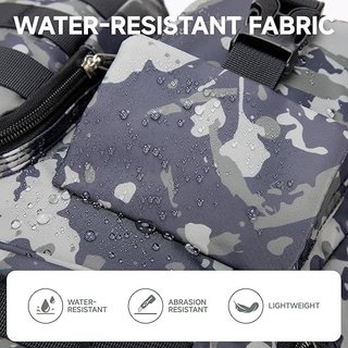 Mochila Escolar Camuflaje Tira Reflectante