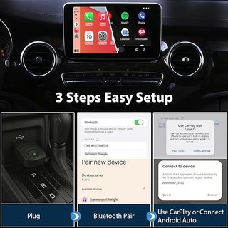 Sunweyer S21 Adaptador CarPlay y Android Auto