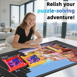 GOOJOOY Tapete Caucho Puzzle 2000 Piezas