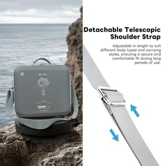 DFCINE Funda para DJI RS 4 Mini & RS 3 Mini gris