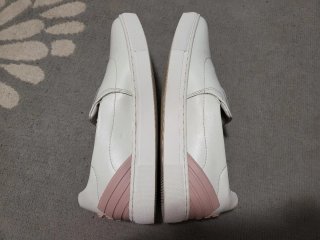 Scarpe slip on Emporio Armani bianche rosa