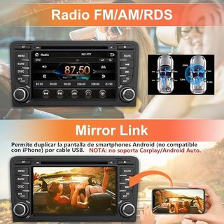 Hexinex Radio Coche 2 DIN Audi A3 S3 RS3 2006-12