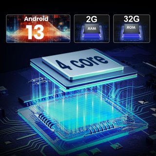 Hexinex Android 13 2+32GB AutoRadio 9'' Peugeot