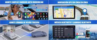 Hexinex Android 13 2+32GB AutoRadio 9'' Peugeot