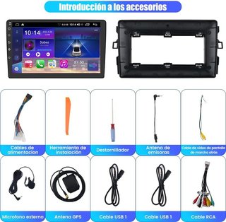 Hexinex Android 13 2+32GB AutoRadio 9'' Toyota