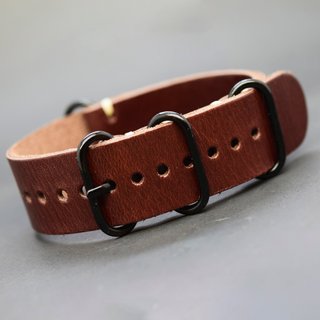Correa Piel NATO Marrón Seiko Omega