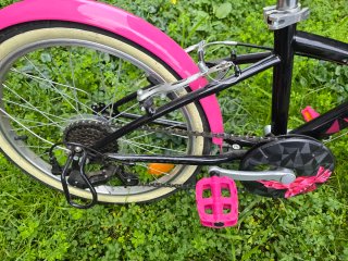 Bicicleta niña 7-10 años. 20 pulgadas.