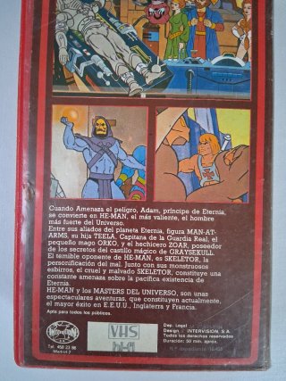 VHS He-Man y los Masters del Universo