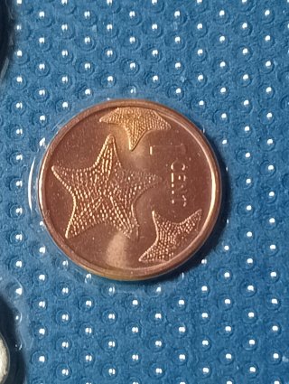 Monete Bahamas 1, 5, 10 Cents