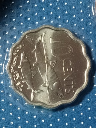 Monete Bahamas 1, 5, 10 Cents