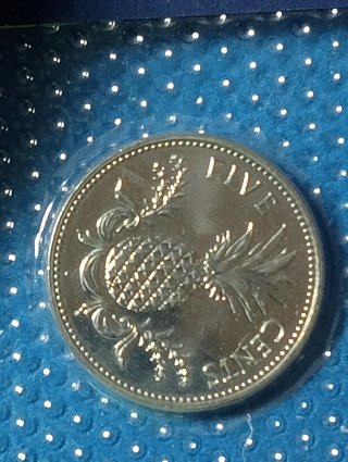 Monete Bahamas 1, 5, 10 Cents